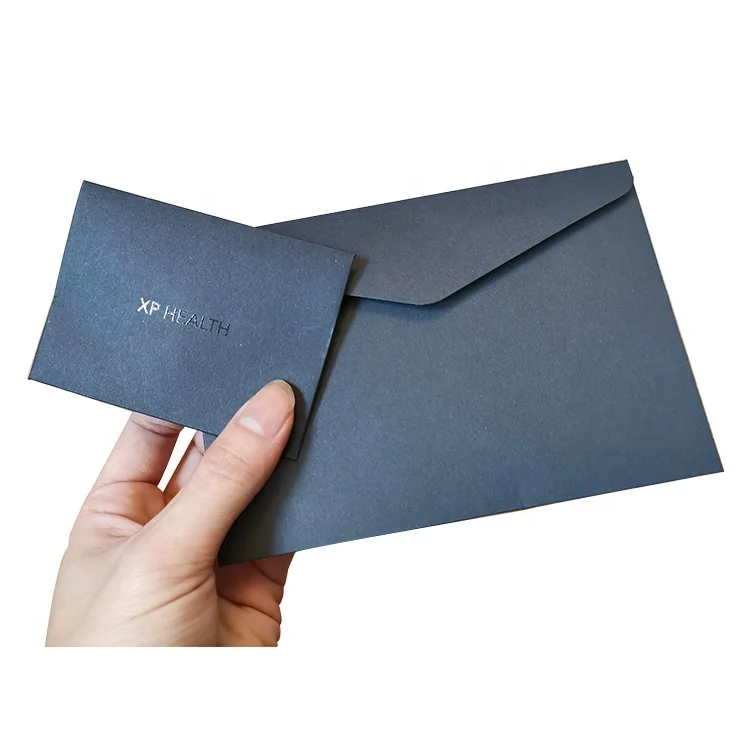 EN-16 Black environmentally friendly paper envelope size best price A4 strong good quality envelope used for invoice packaging