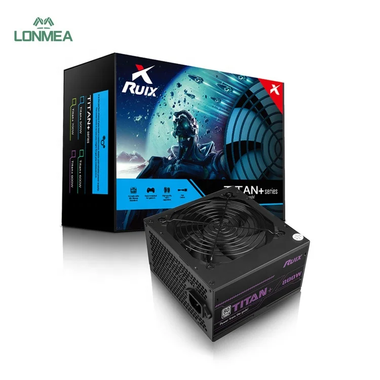 800 Вт 80 плюс Золотой ПК блок питания apfc модульный блок питания для рабочего стола