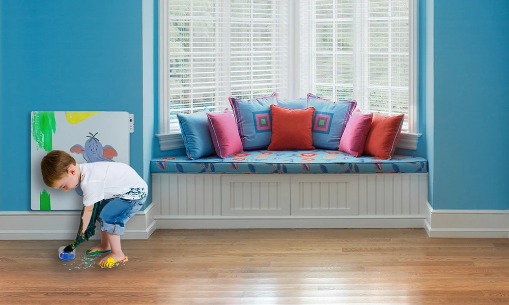 Two thermostats for over heat protection Wi-Fi wireless thermostat  low power consumption convector ceramic panel room heater