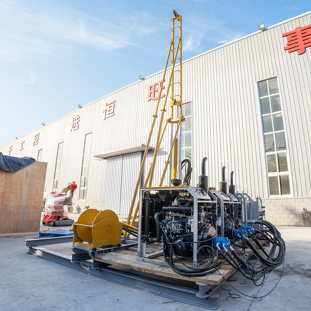 Hydraulic rock core drill rig geological exploration drill man portable core drill rig