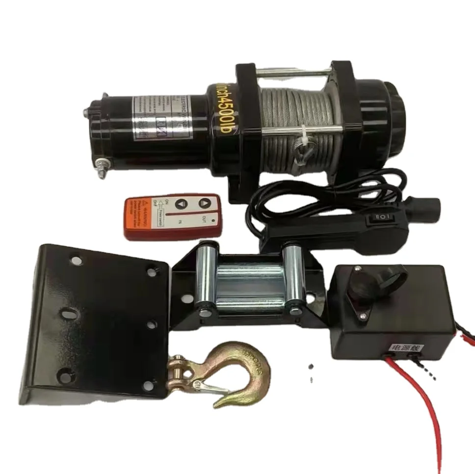 Electric winch / small hydraulic electric winch / petrol engine powered winch