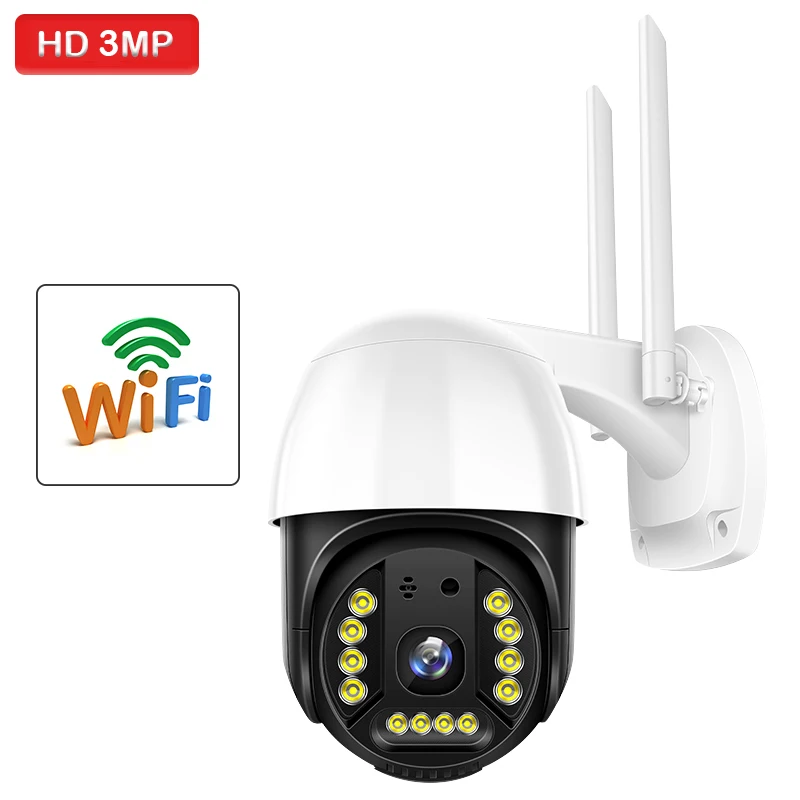 3MP H.265 V380 pro wifi наружная камера с датчиком движения full HD IP PTZ