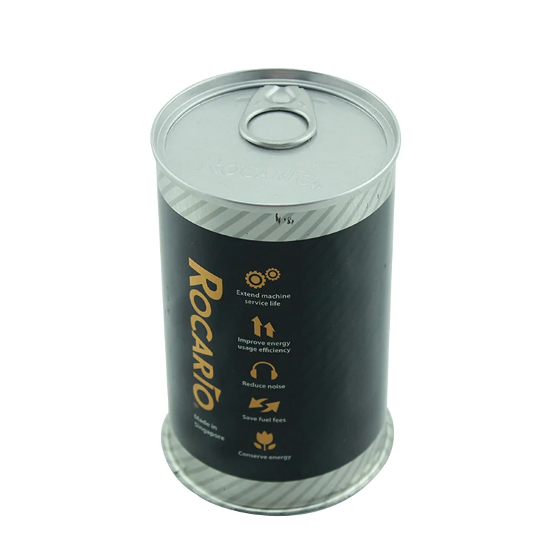 Factory made tinplate recyclable empty tin snacks easy open cans metal box for food packing