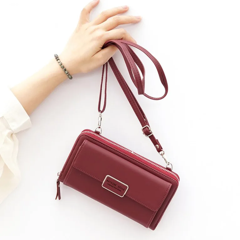 Fashion casual mobile phone bags small crossbody phone bag for women shoulder bag for card holder wallet purses