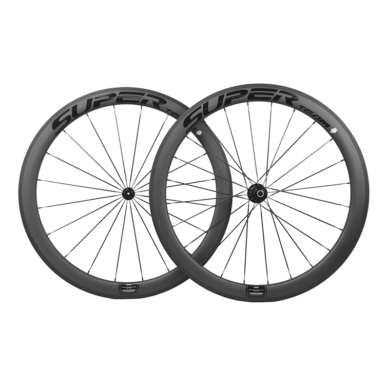 Superteam  Carbon fiber wheel 50C-25-R13 bicycle wheelset. Rim brake
