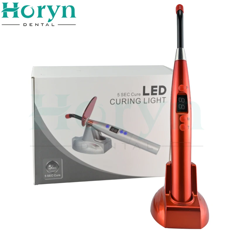 High Power Cordless Rainbow LED Dental Curing Light Composite Light Cure Unit Price