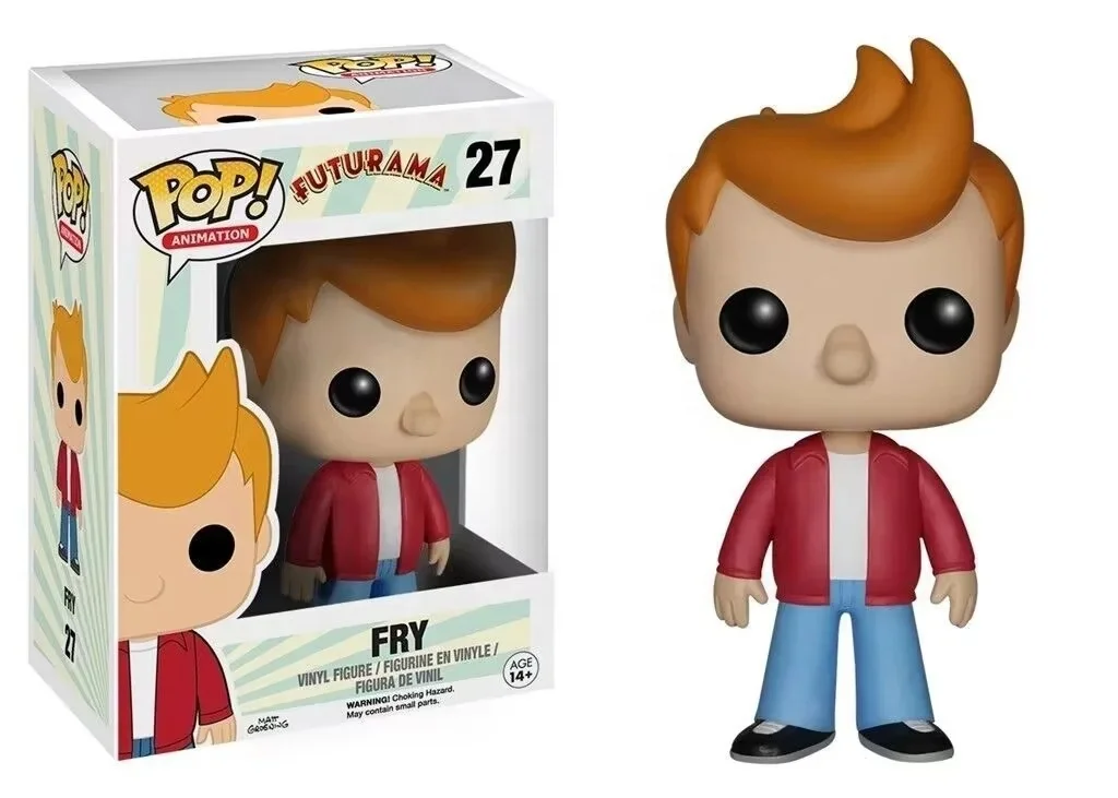 Wholesale Comic series kids toy funko pop Futurama Anime Suit Collection PVC Model Toys with funko pop protector Action Figures