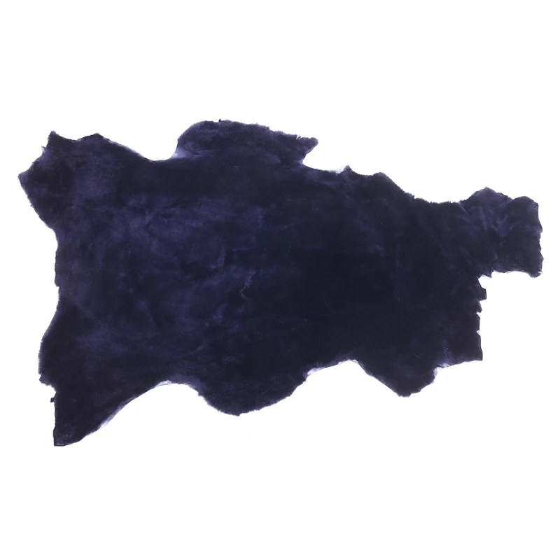 Mongolian collar Navy blue Australian high density sheepskin lining