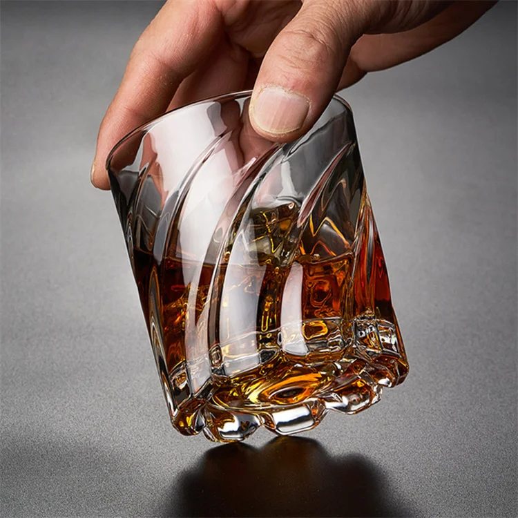 Factory Top Seller 2022 Home Bar Gadget Cocktail Liquor Glass 350ml Crystal Glass Tumbler Whiskey Glasses