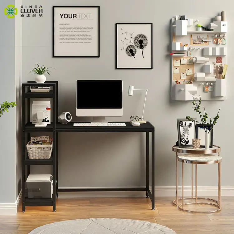 
Cheap Station Design Top Work Furniture Modern Laptop Stand Home Table Computer Office Desk 