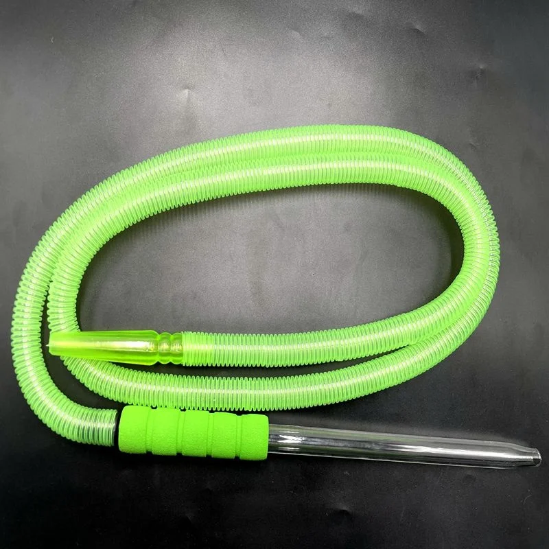 Manufacturers custom cheap glass hookah pipe 1.5 M disposable plastic shisha hookah hose
