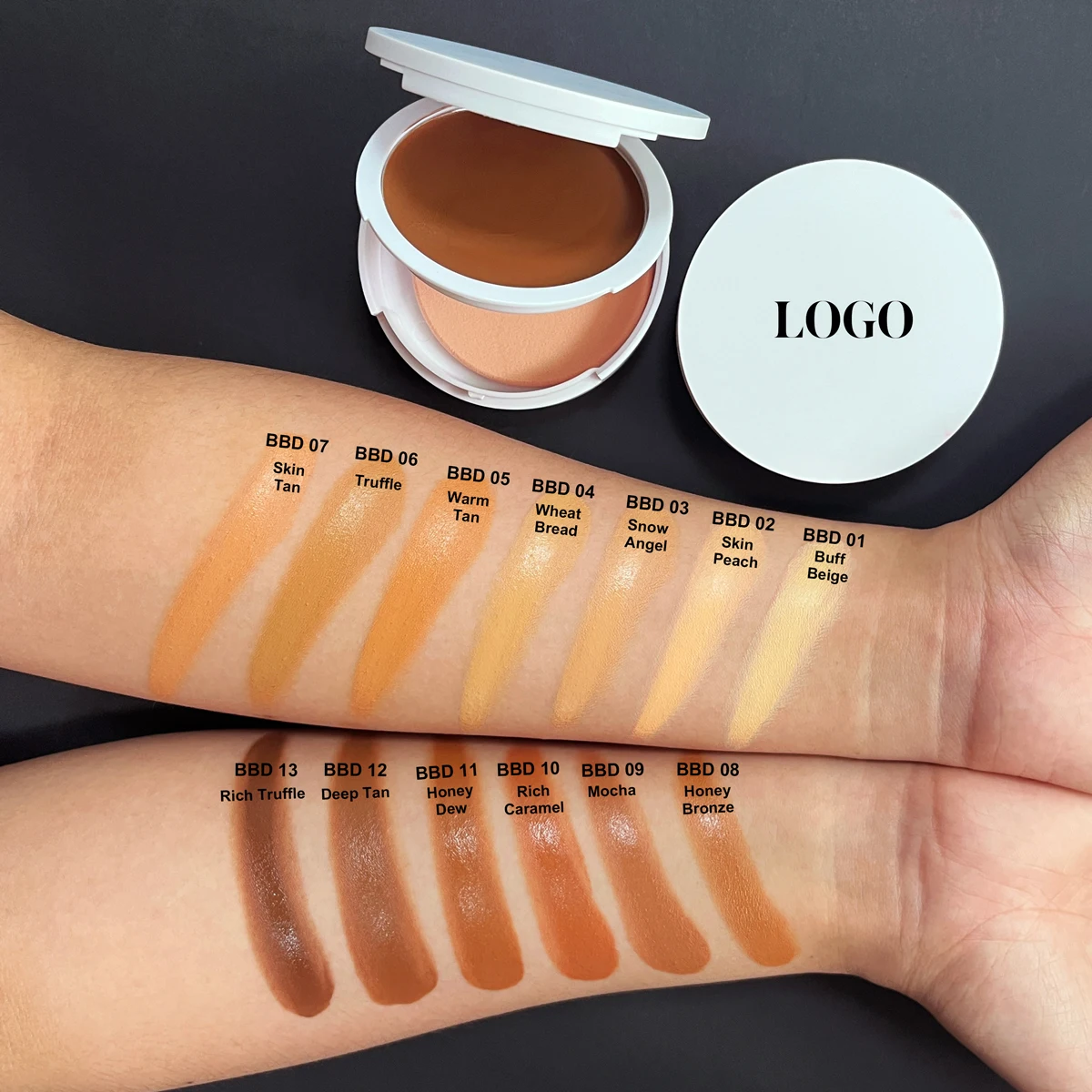 Waterproof soft matte natural cream concealer full face brighten makeup long lasting private label vegan concealer cream