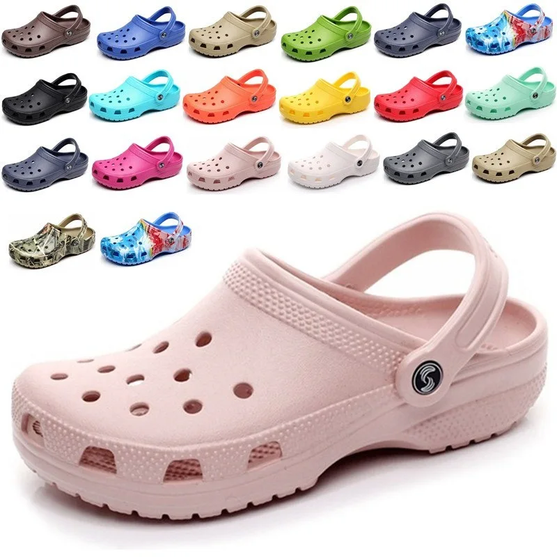 New Hole Shoes Fashion Non-slip Beach Shoes Eva Sandals Clogs Shoes