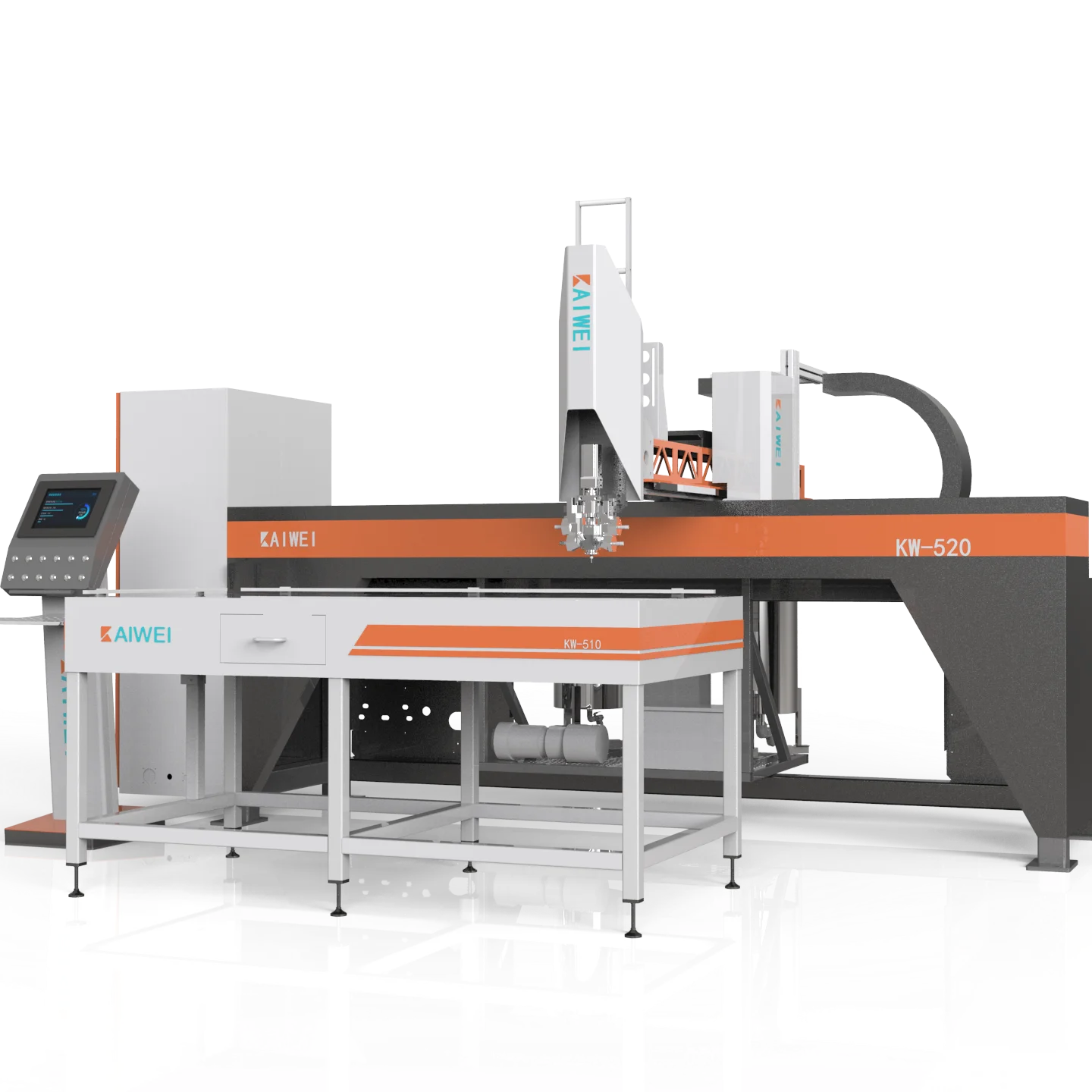 Автоматическая Машина Для Запечатывания пены и клея KW520D, пенополиуретановая распределительная машина