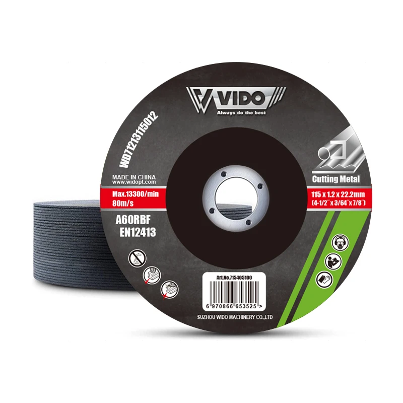 VIDO abrasive cutting disc 4in 4.5in 5in 7in 9in grinding wheel for metal and stainless steel