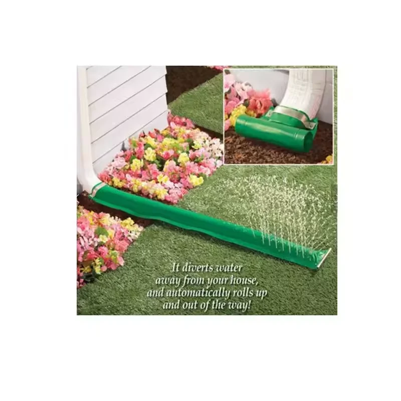 PVC Foldable Automatic Rain Downspout Diverter rainwater collection to prevent lawn gullies