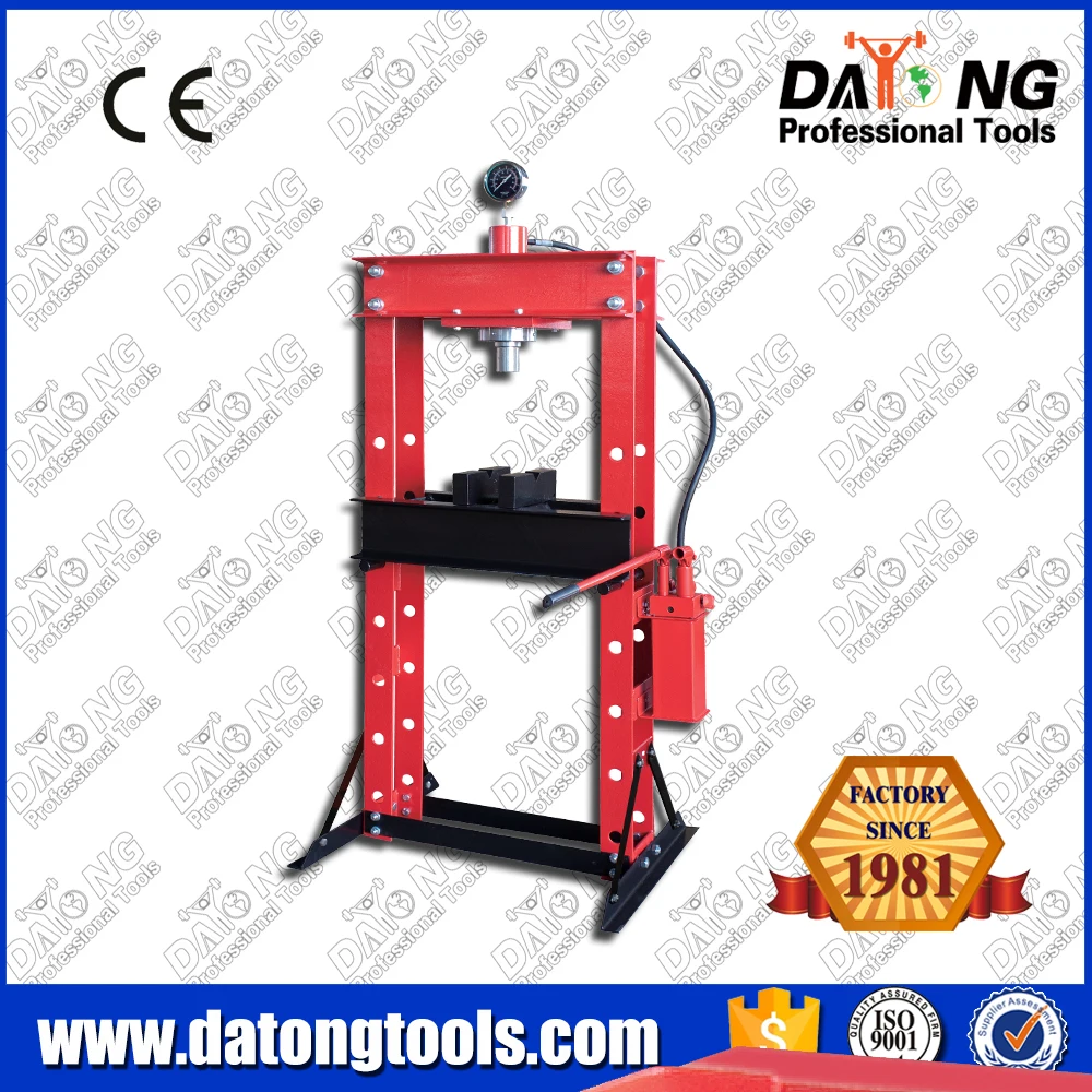 China Factory 30 ton Workshop Double Pump Hydraulic Shop Press