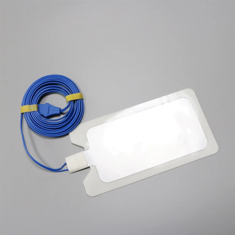 
Wholesale Good Quality Disposable Monopolar Grounding Pad with Cable Monopolar Negative Pad For Adult 