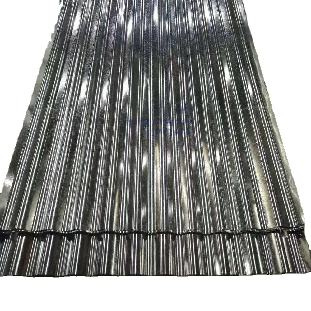 Clear Roofing Sheet Corrugated 0.12mm Thick Galvalume Steel Roofing Sheet Hot Dipped Galvanized Corrugated Metal Roofing Sheet