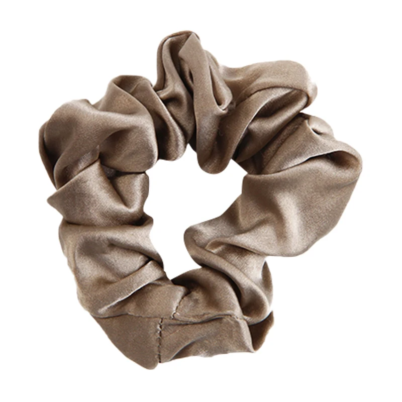 Ladies Beautiful Hair Flower Tiktok Hot 100% Mulberry Silk Scrunchies Comfy Wreath Fancy Hair Ties