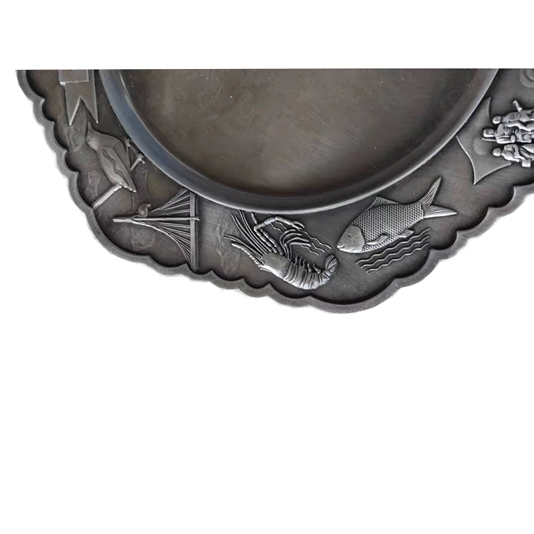 
Bronze gold metal plate / Memorial Award / metal medal 