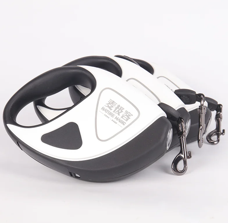 OKEYPETS Nylon Long Durable Tape Comfortable Grip Luxury Automatic Retractable Dog Leash