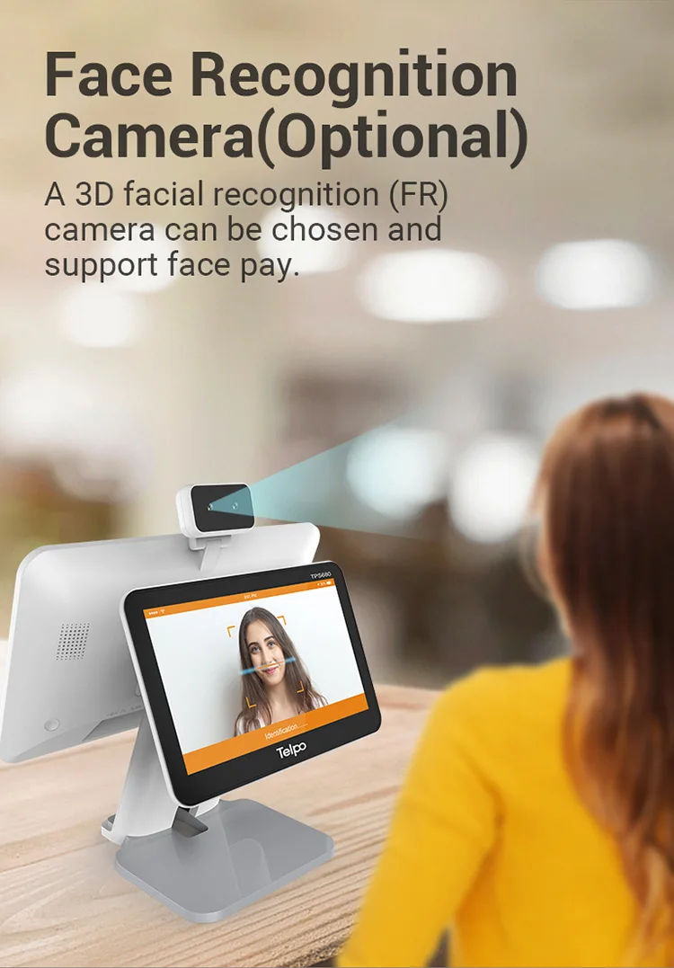 15.6 Cash Register Touch Screen Restaurant Order Device Cash Registre TPS680