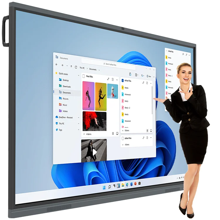 75 86 100 110 Inch Smart Classroom Board Interactive LED Teaching Panels for Schools 55 65 Inch OEM Interactive Boards