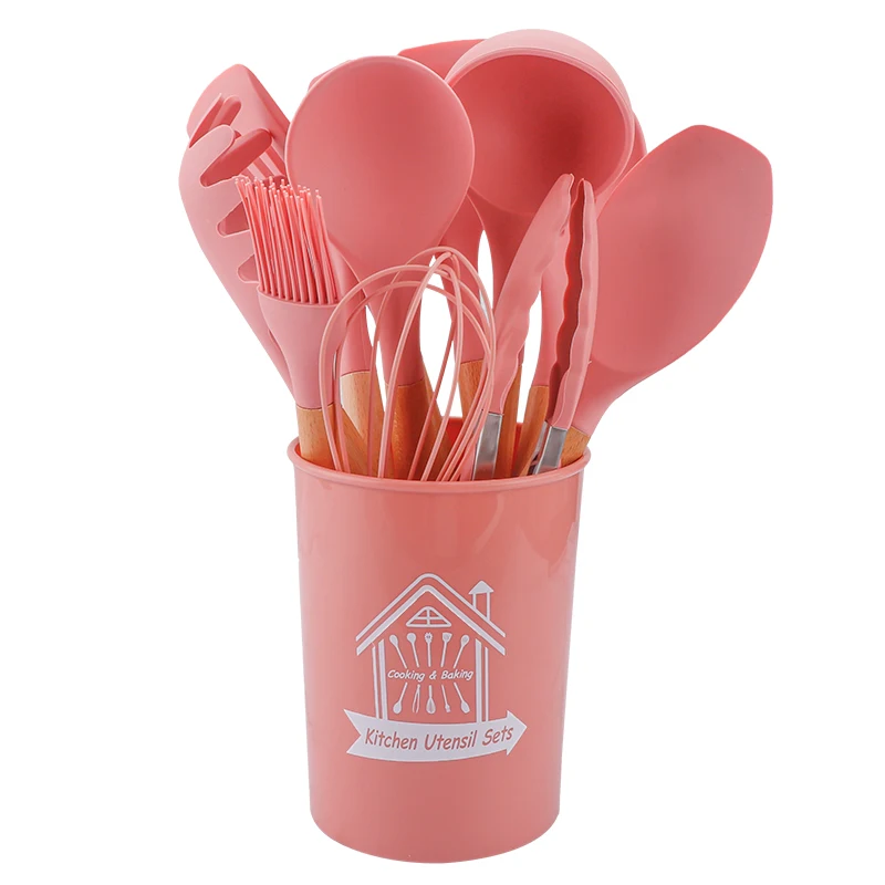Amazon sells Household kitchen accessories 12pcs silicone cooking utensil set