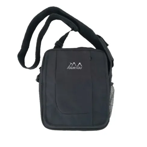 Черный грубый тканевый материал изготовленный логос напечатал Тур винтажная сумка через плечо с телефонные чехлы