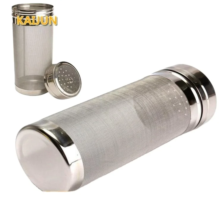 Ss 304 316 водяная проволока сетчатый картридж масляный пивной фильтр Корпус