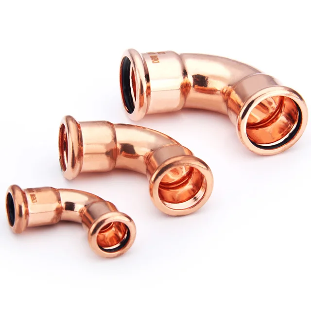
1/2 HVAC Elbow pipe fitting Plumbing Press Fitting Copper Tube Elbow Female Compression 