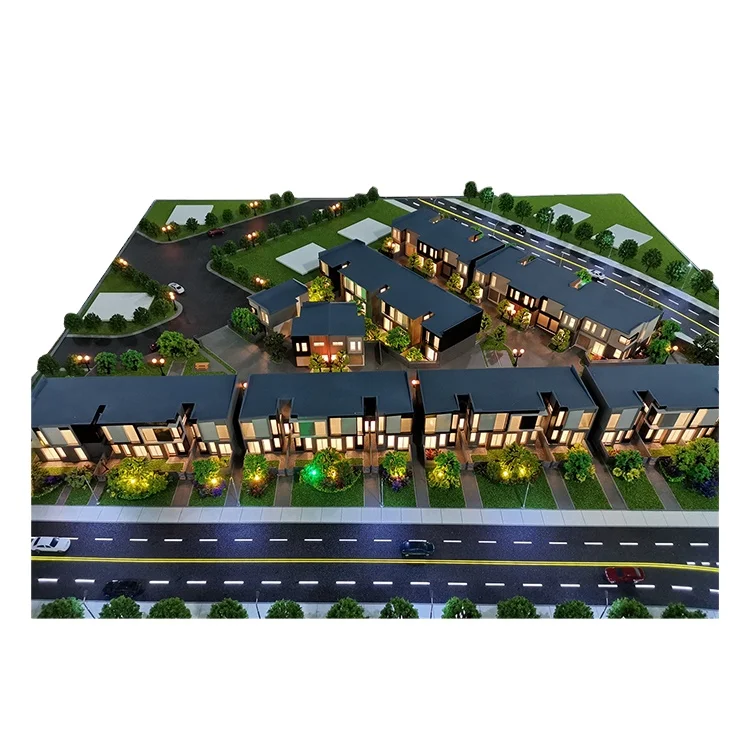 Scale 1/100 architecture service for modern villa design