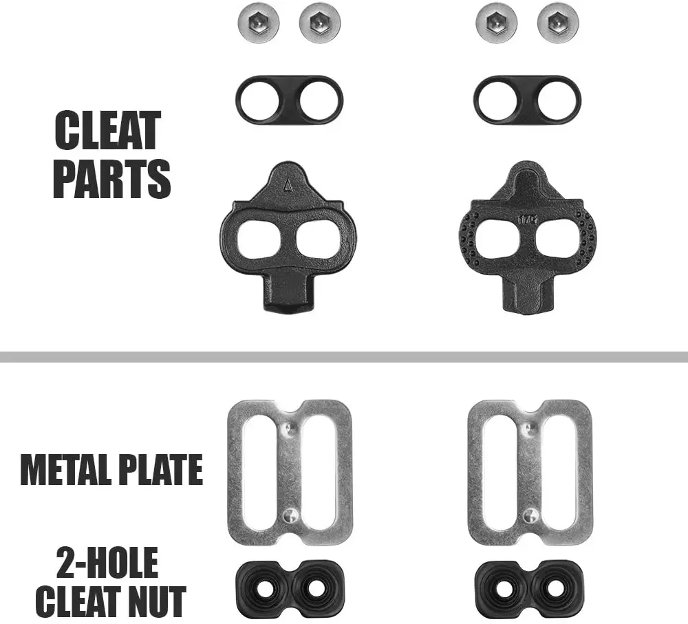 Wholesale Price Bike Cleats Single Direction Release Bicycle Cleat Set Indoor Outdoor Compatible