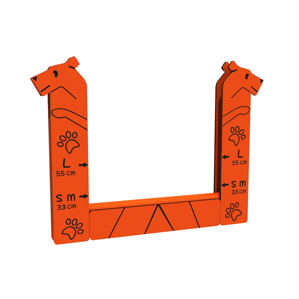 New pe  dog garden playground equipment colorful playground for sale .