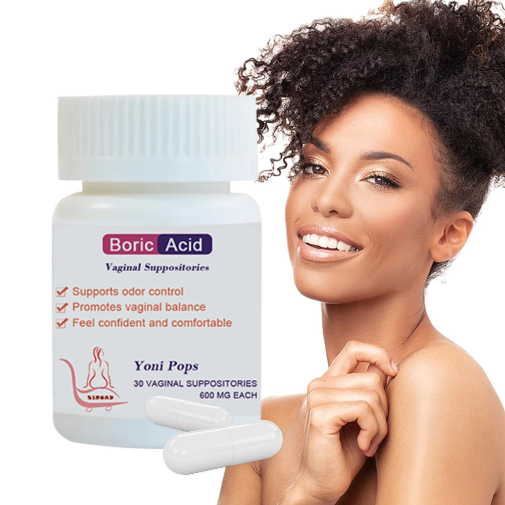 2024 new boric acid suppositories pill vaginal tightening pills feminine product acid boric powder capsules