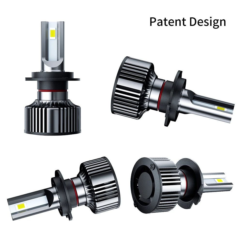 Auto Lighting System 17000lm Mini LED Headlamp 12V Car Headlight Bulbs 9004 9005 9006 H1 H3 H11 H7 H4