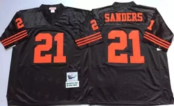 Retro San Francisco 49er 16 Montana 80 Rice 21 Sanders 42 Lott 87 Clark Stitched Throwback America Vintage Football Jersey