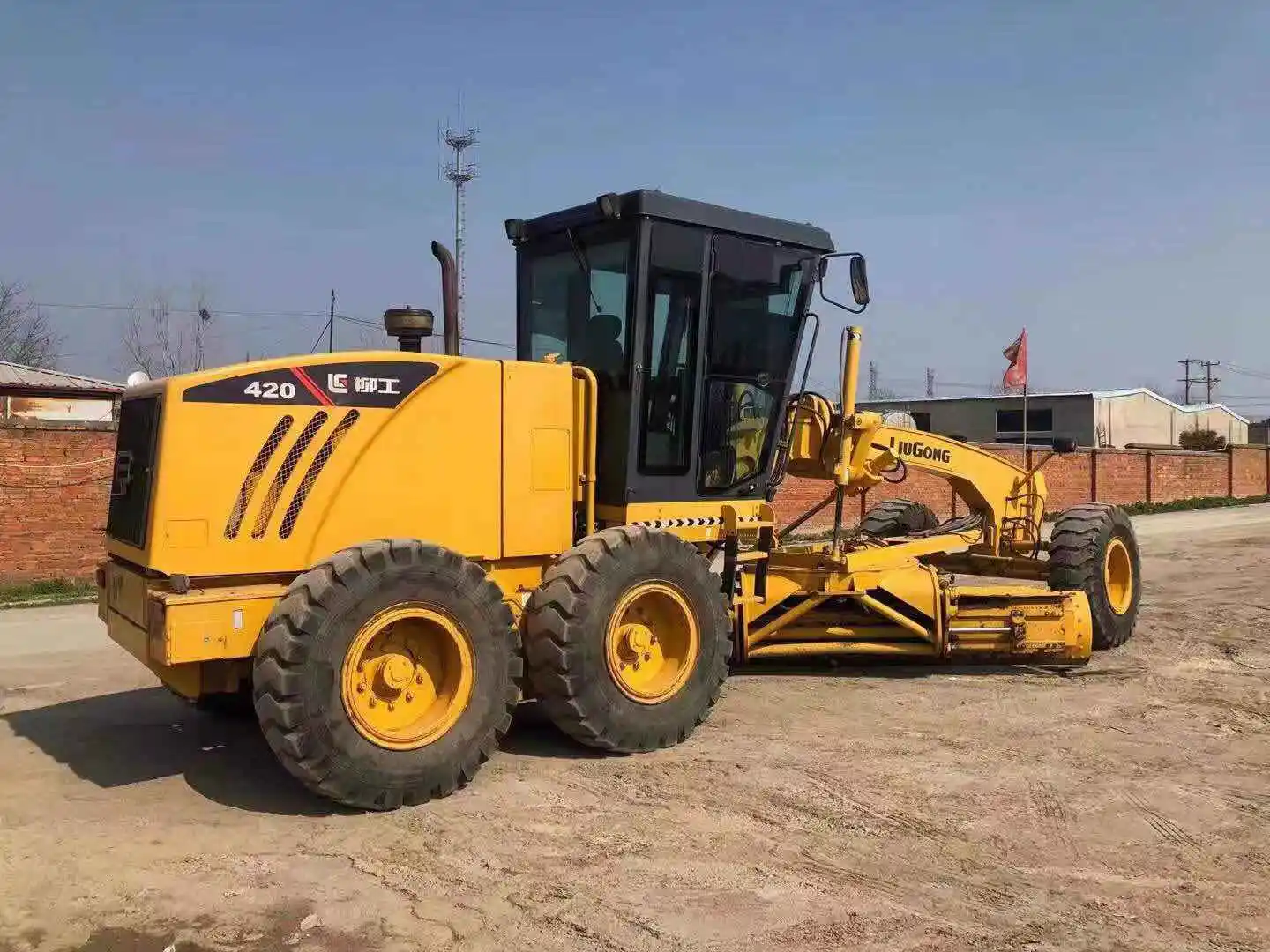 High efficient used liugong grader CLG420 motor grader machine for road construction