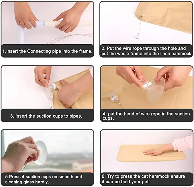 Cat Window Hammocks Pet Cat Window Bed Cat Resting Seat Perch Window Hammock