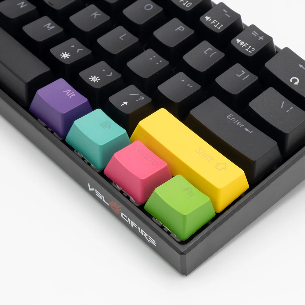 Velocifire Multi Color Oem Mechanical Keyboard PBT Keycaps Set