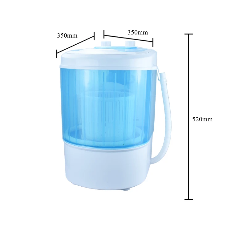 Household dormitory portable underwear single-bucket eluting integrated large-capacity washing machine