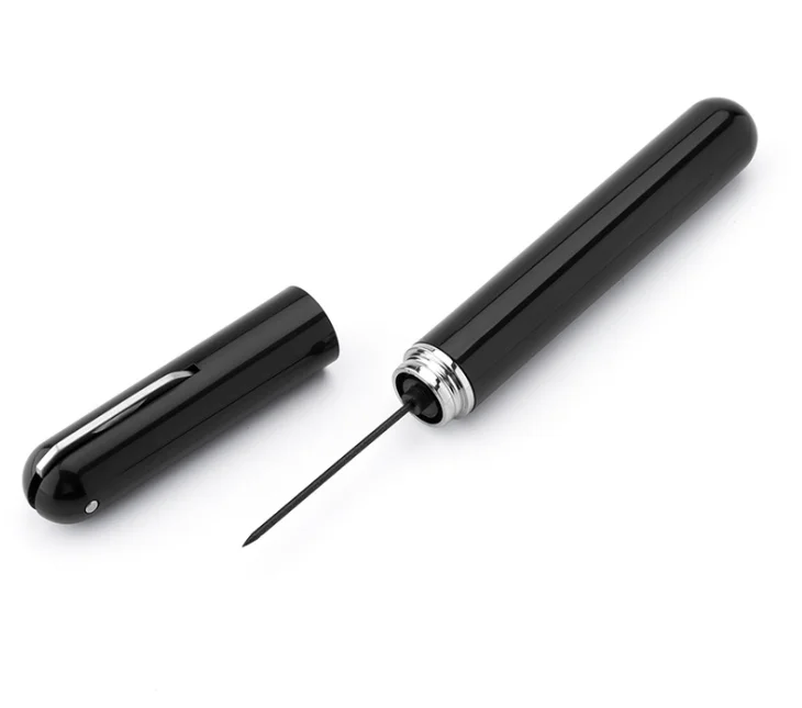 Manufacture Pen-shaped Air Pressure Corkscrew Fashion Wine Pin Type Pen-shaped New Design Custom Logo Air Pressure Corkscrew