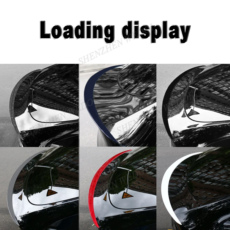 Car accessories spoiler maker abs artistan spirits rear trunk spoiler original for model 3 y tesla 2024 spoiler carbon fibre