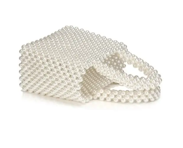 Handbags Women Pearl Handmade Bag Beaded Totes Evening Bags Clutch Wallet