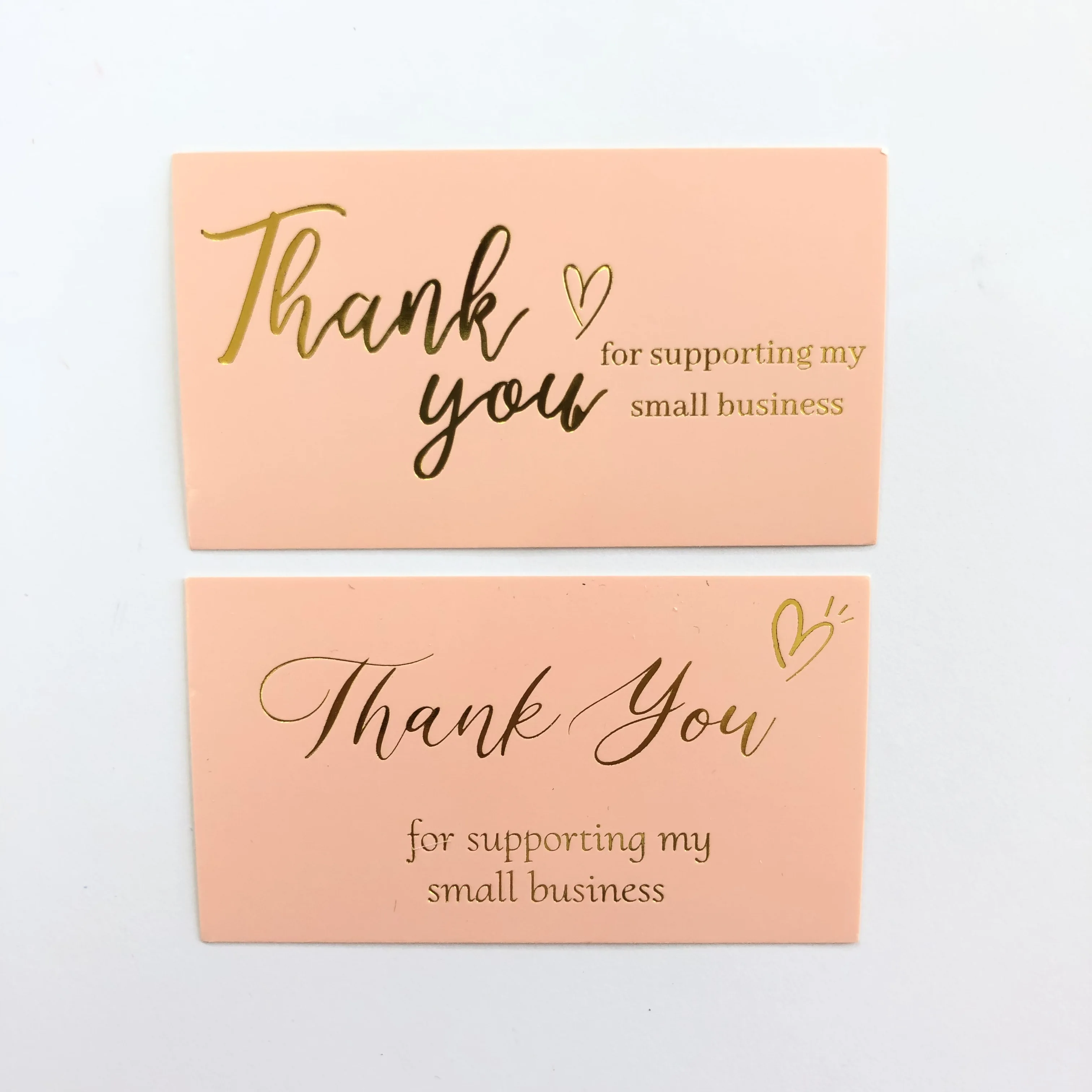 Custom Logo Online Business Bulk Thank You Card For Your Purchase