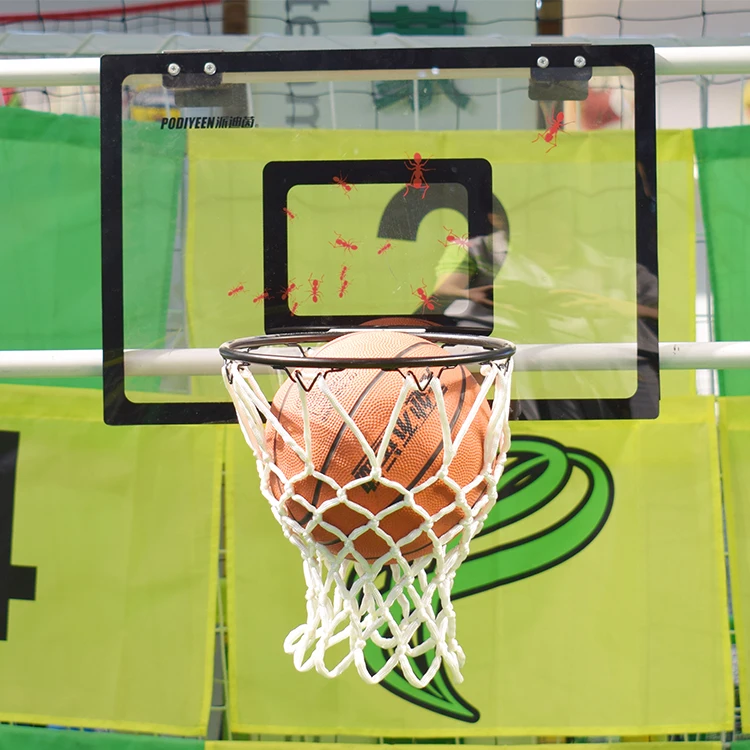 Compact Mini Basketball Backboard with Durable Hoop for Indoor and Outdoor Play
