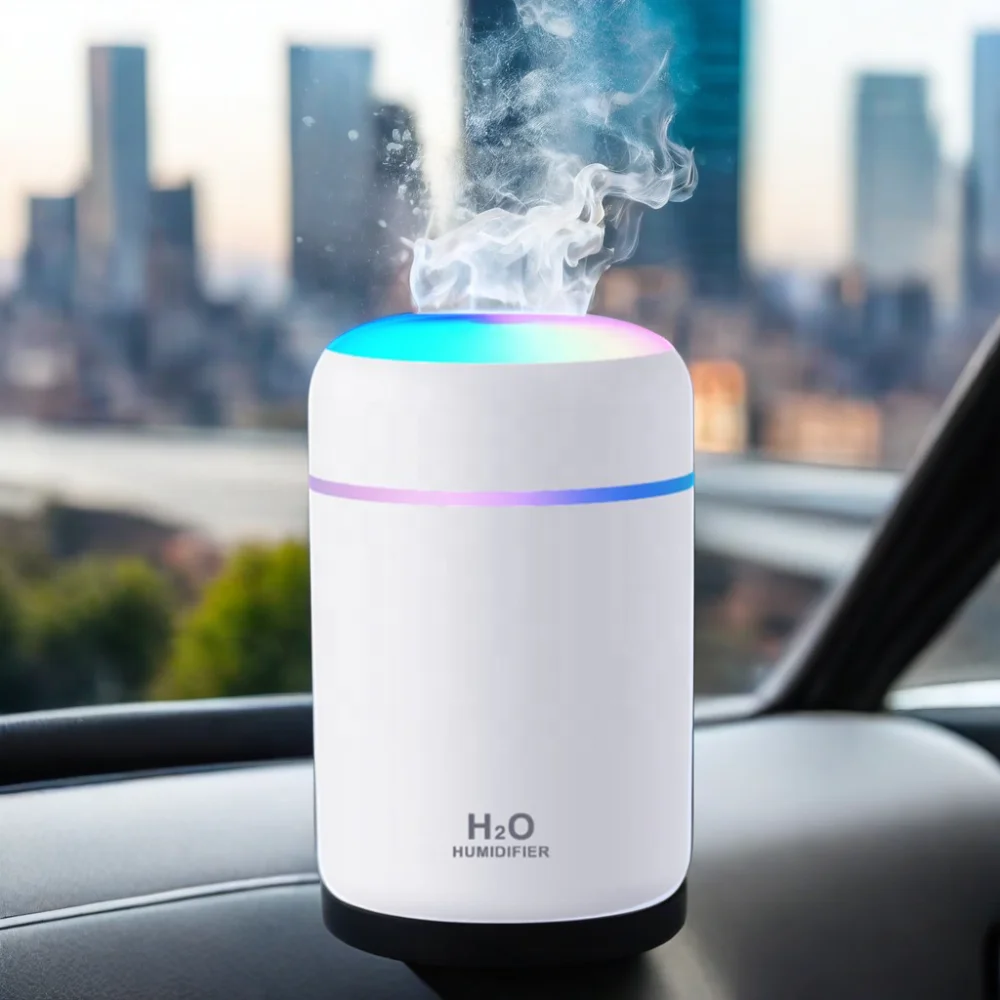 Small Portable USB Car Humidifier New Phantom Cup Aromatherapy with Mute Fog Volume Smart Perfume Dispenser