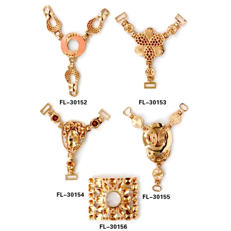 HJ Wholesale Shoe Buckle Rhinestone Shoe Buckle Name Shoe Buckle Parts