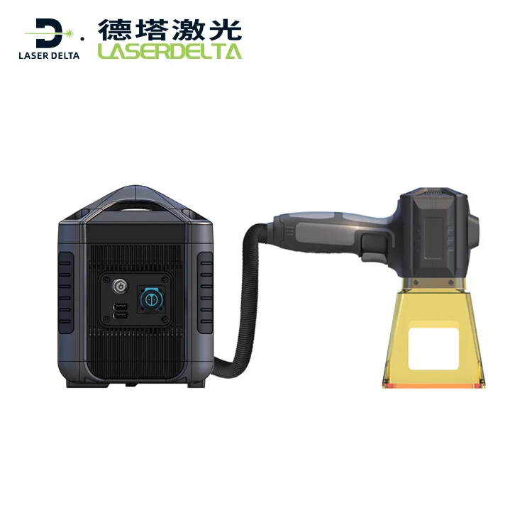 20W Handheld lithium battery Metal Steel Carbon Raycus Max Fiber Laser carving Markers Engravers Laser Marking Machine